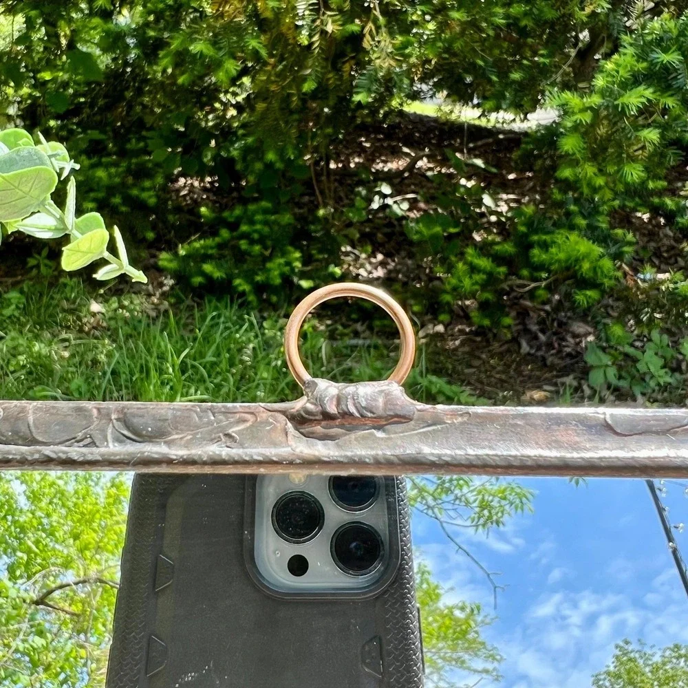 Unique Vintage Cat Art Metal Hanging Mirror